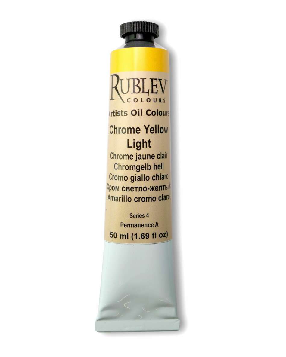 Shop Natural Pigments - Chrome Yellow Light, Rublev Colours Chrome Yellow  Light Oil Paint